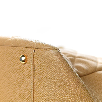Chanel Caviar Quilted Grand Timeless Tote GTT Beige 24 of 26