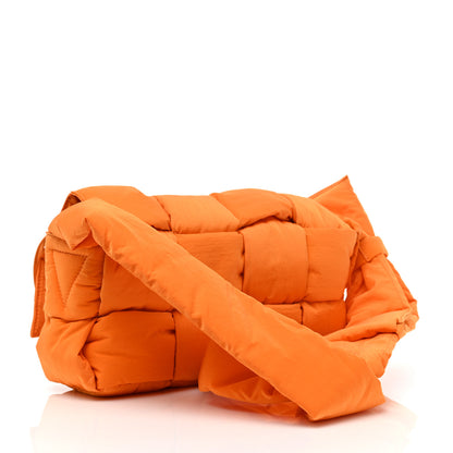Bottega Veneta Nylon Intrecciato Padded Tech Cassette Bag Orange 4 of 10