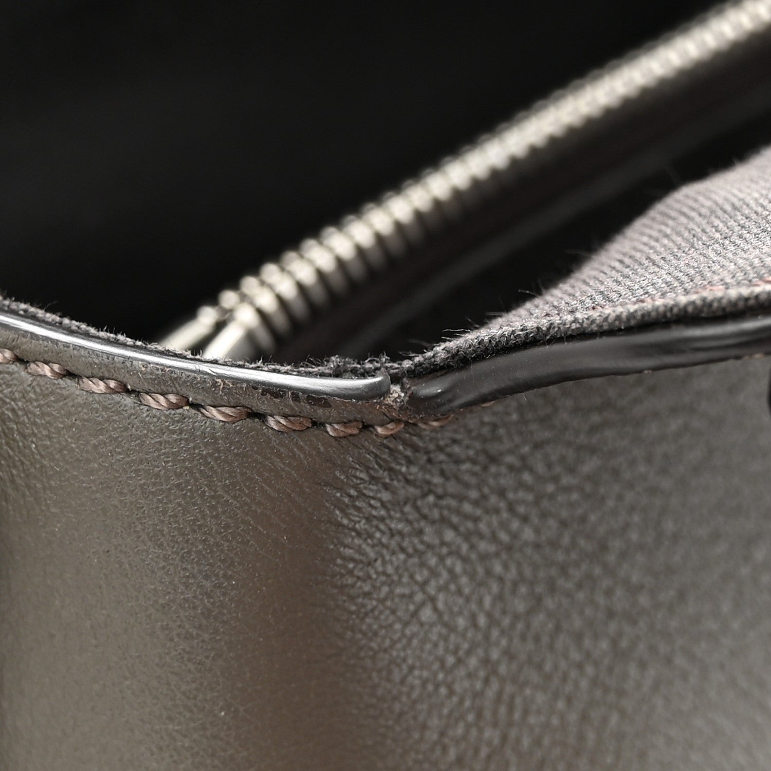 Fendi Vitello Dolce 4 Color Medium By The Way Boston Bag Carbone Grigio Polvere Multicolor 12 of 17