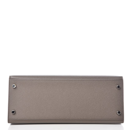 Hermes Epsom Kelly Sellier 28 Etain 19 of 37