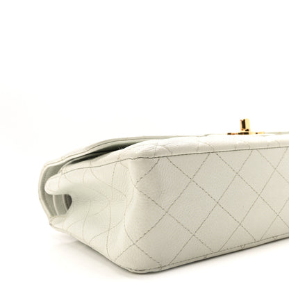 Chanel Caviar Quilted Medium Double Flap Light Blue 9 of 10