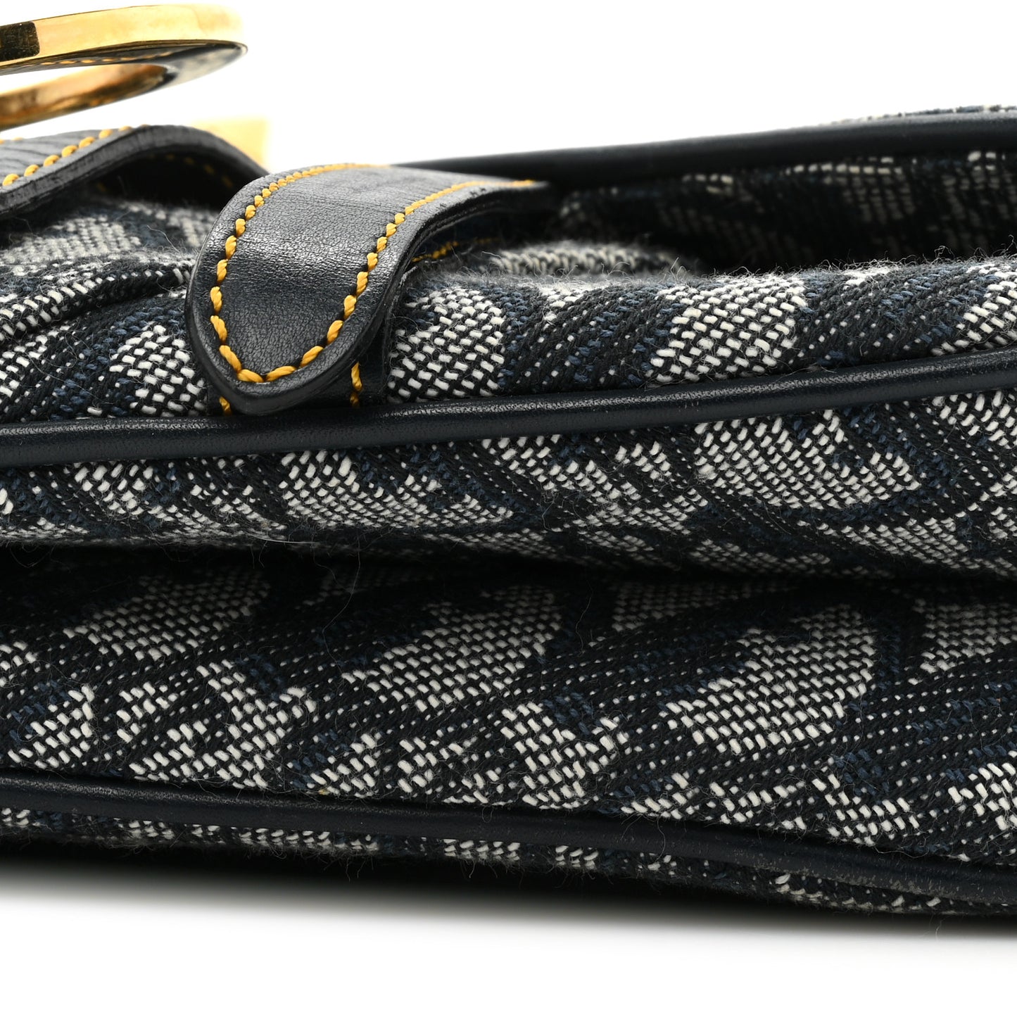 Monogram Saddle Bag Blue