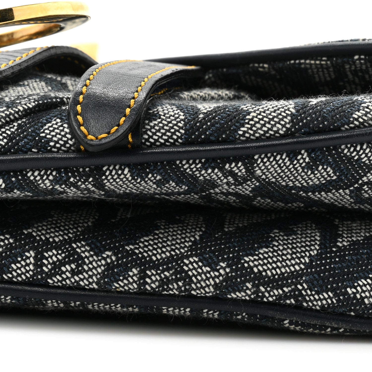 Christian Dior Monogram Saddle Bag Blue 7 of 13
