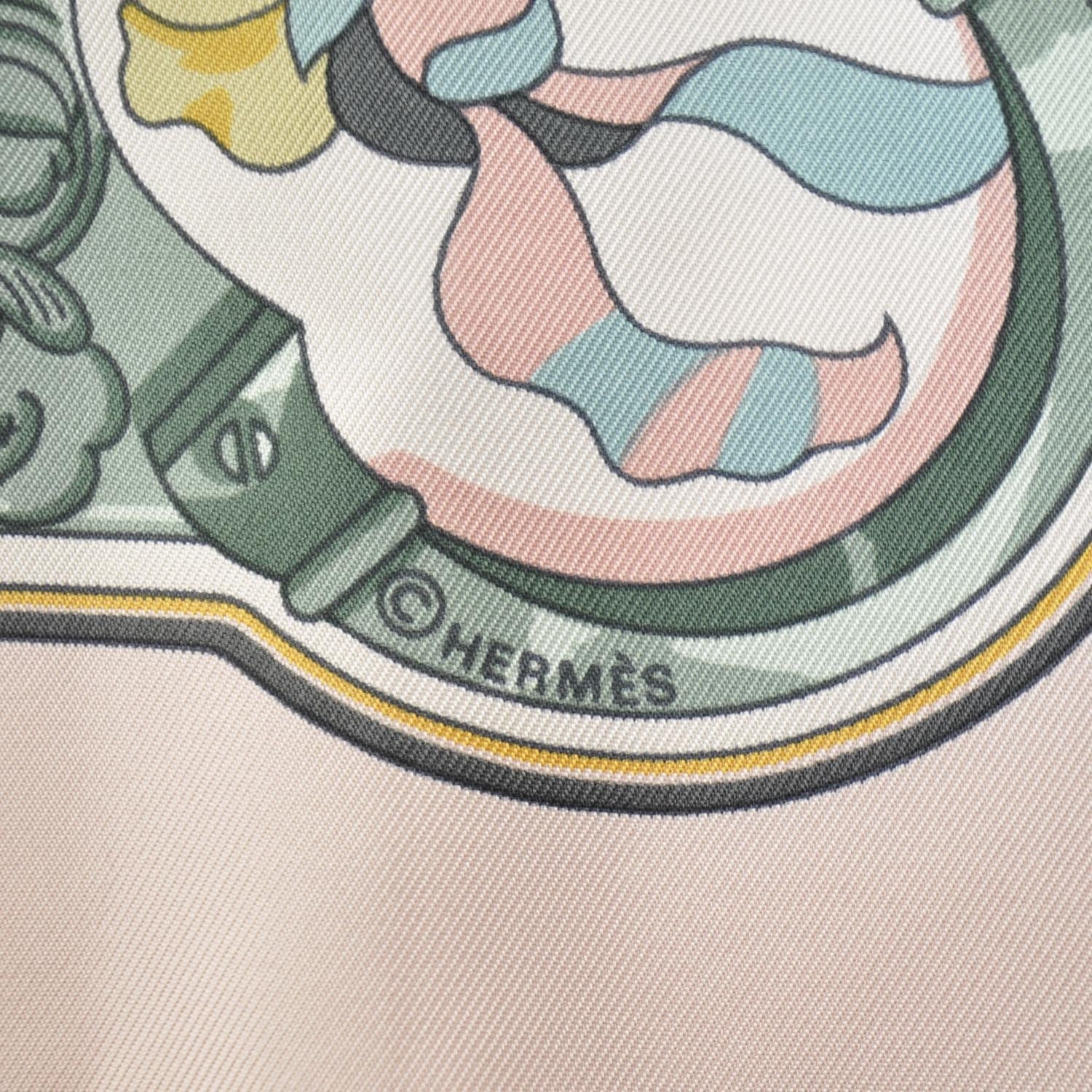 Hermes Silk Copeaux Scarf 90 5 of 5