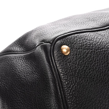 Prada Vitello Daino Tote Nero Black 10 of 11