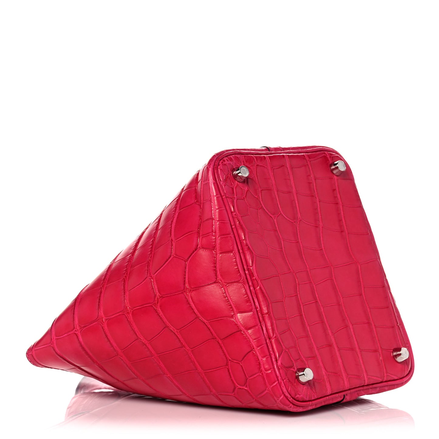 Matte Alligator Picotin Lock 18 Framboise