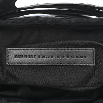 Balenciaga Patent Calfskin Small Neo Basket Tote Black 10 of 13