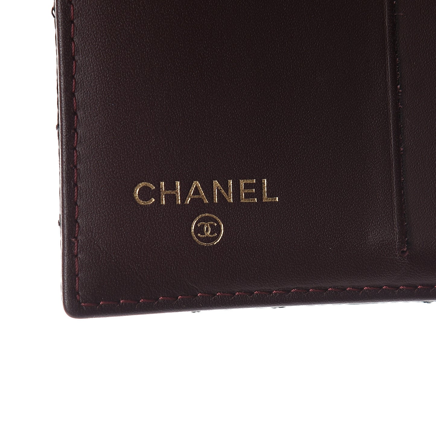 Caviar Quilted Compact French Flap Wallet Black