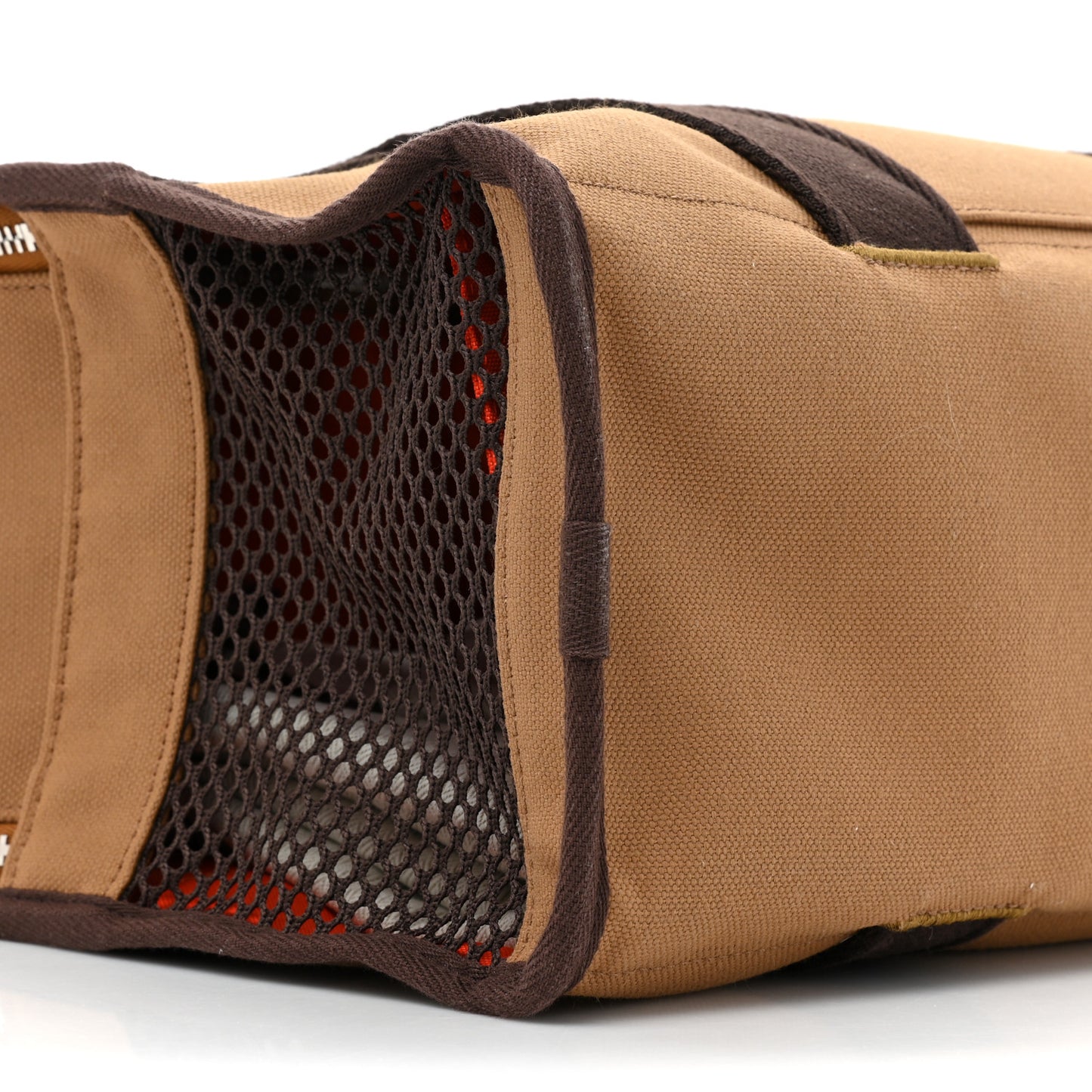 Polyamide Cotton Carrying Dog Bag Fauve Feu