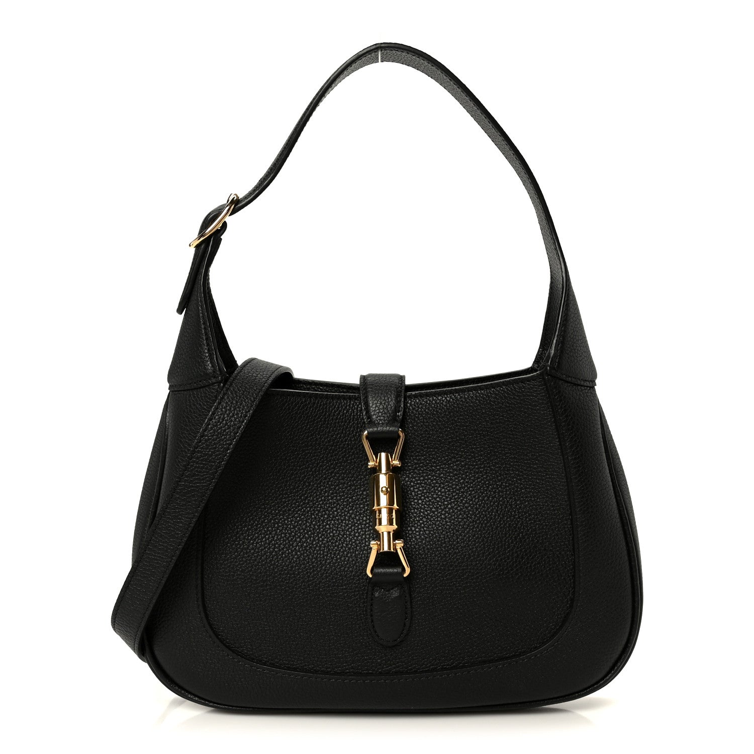 Gucci Grand Prix Calfskin Small Jackie 1961 Hobo Black 1 of 10