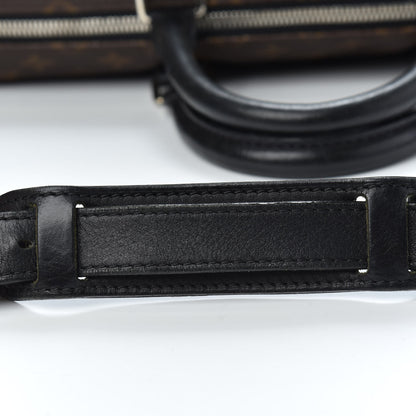 Louis Vuitton Monogram Macassar Keepall Bandouliere 55 11 of 14