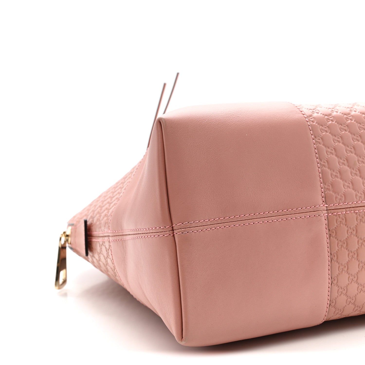 Gucci Soft Microguccissima Medium Bree Shoulder Bag Soft Pink 9 of 13