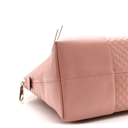Gucci Soft Microguccissima Medium Bree Shoulder Bag Soft Pink 9 of 13