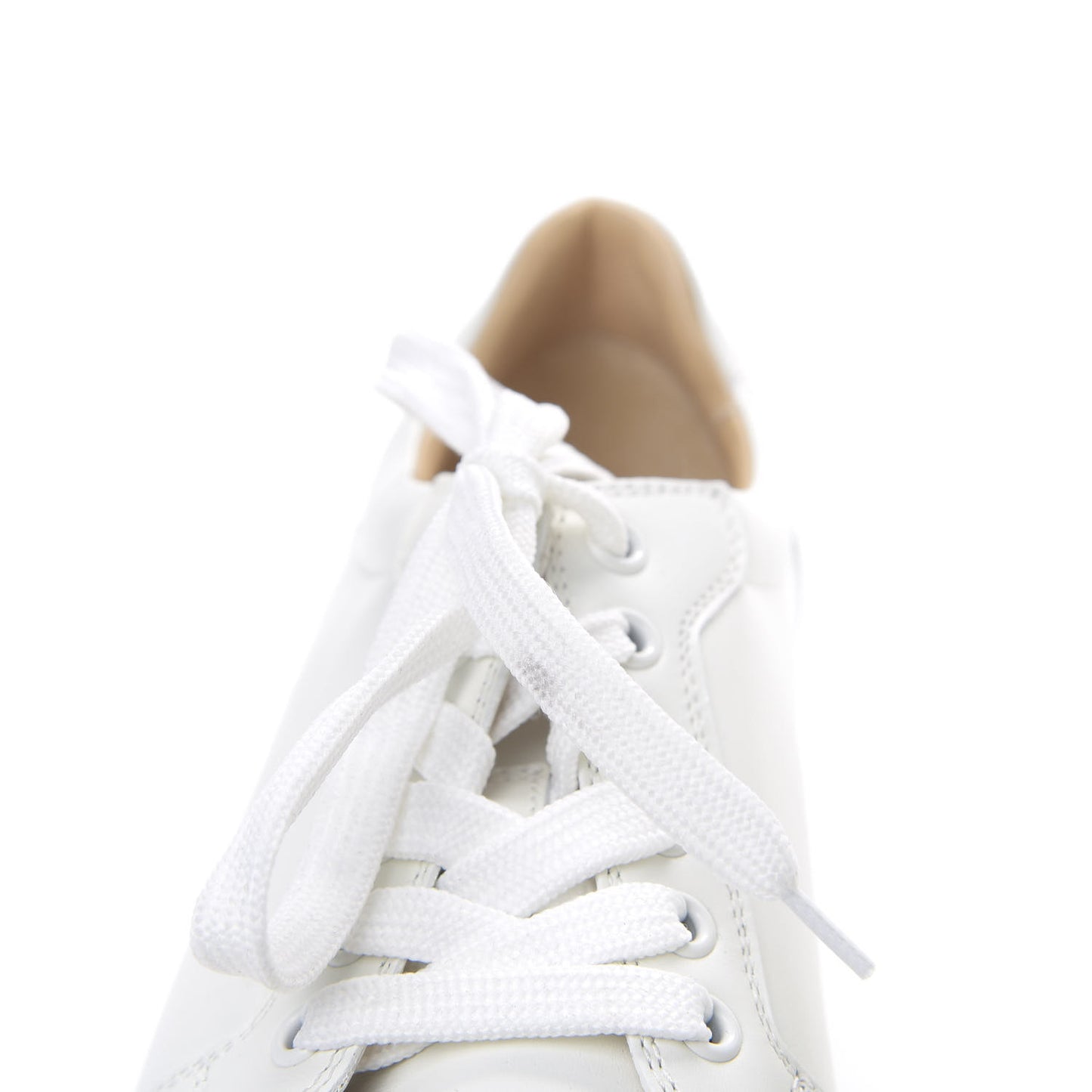 Calfskin Vieira Flat Sneakers 39 Latte