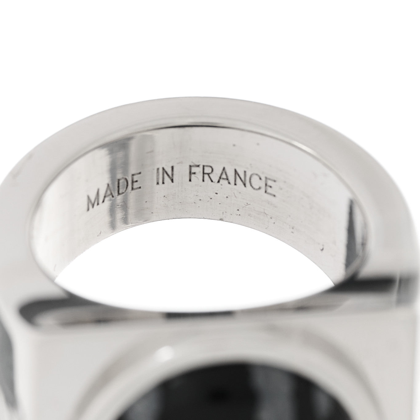 Sterling Silver Snowflake Obsidian Chevalier Ring 53 6.5