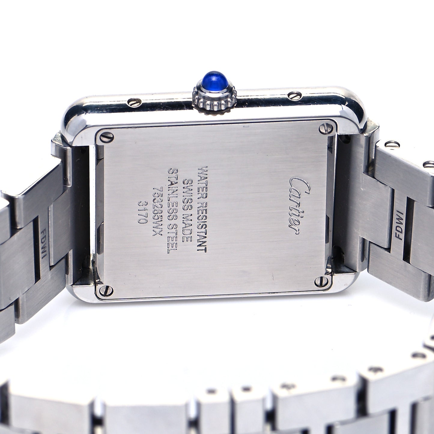 Stainless Steel 24mm Tank Solo Quartz Watch