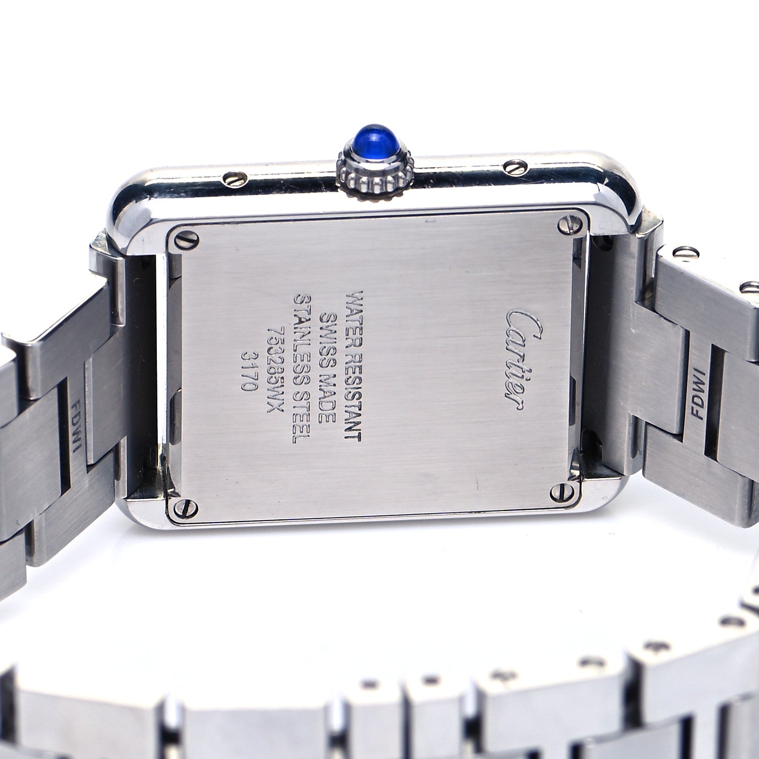 Cartier Stainless Steel 24mm Tank Solo Quartz Watch 4 of 6