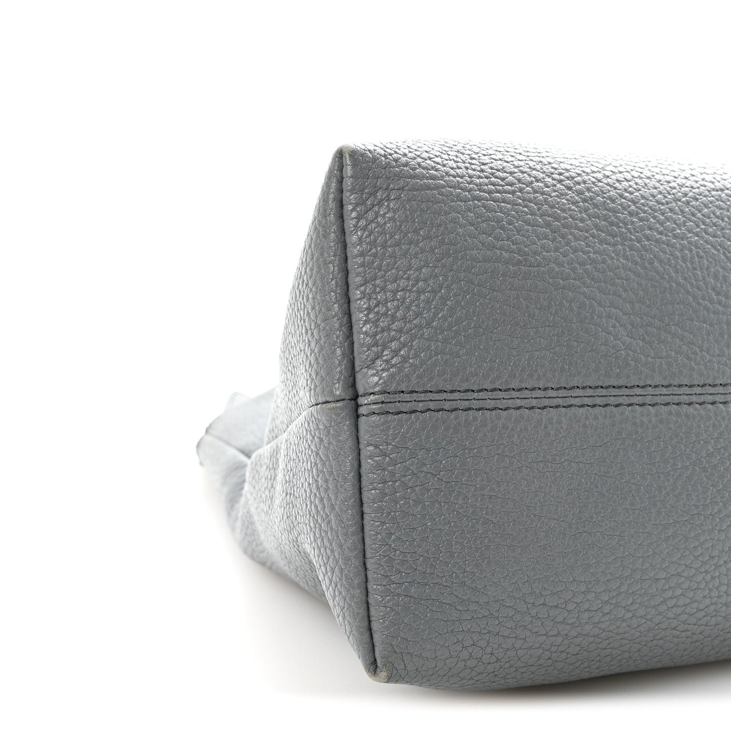 London Grainy Calfskin Medium Baynard Tote Storm Grey