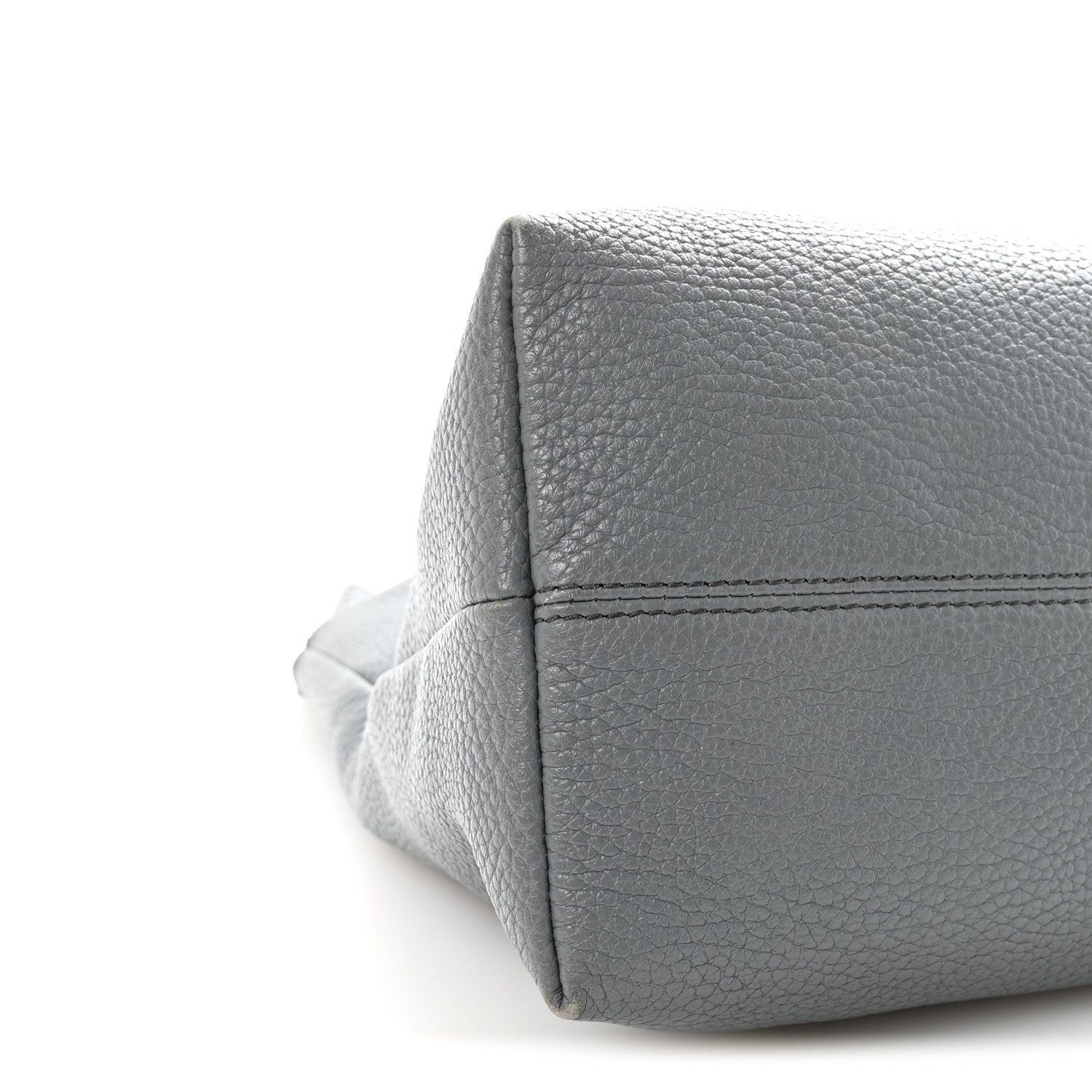 Burberry London Grainy Calfskin Medium Baynard Tote Storm Grey 9 of 14