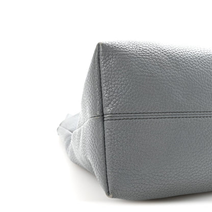 Burberry London Grainy Calfskin Medium Baynard Tote Storm Grey 9 of 14
