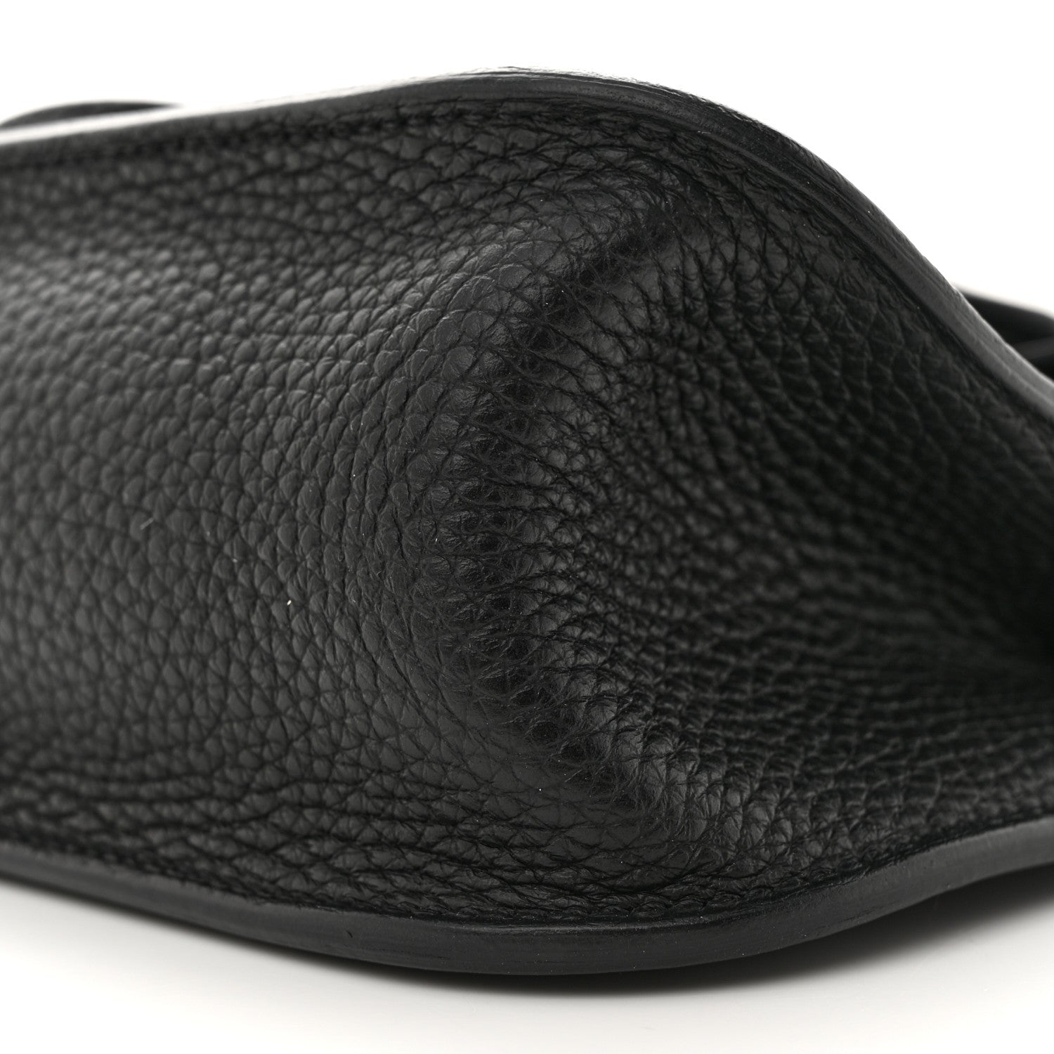 Hermes Taurillon Clemence Halzan 25 Black 9 of 11