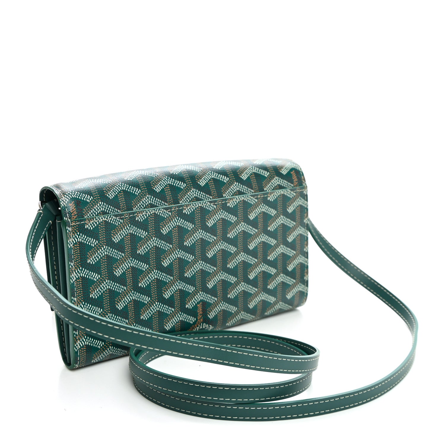 Goyard Goyardine Varenne Continental Wallet Green 3 of 9