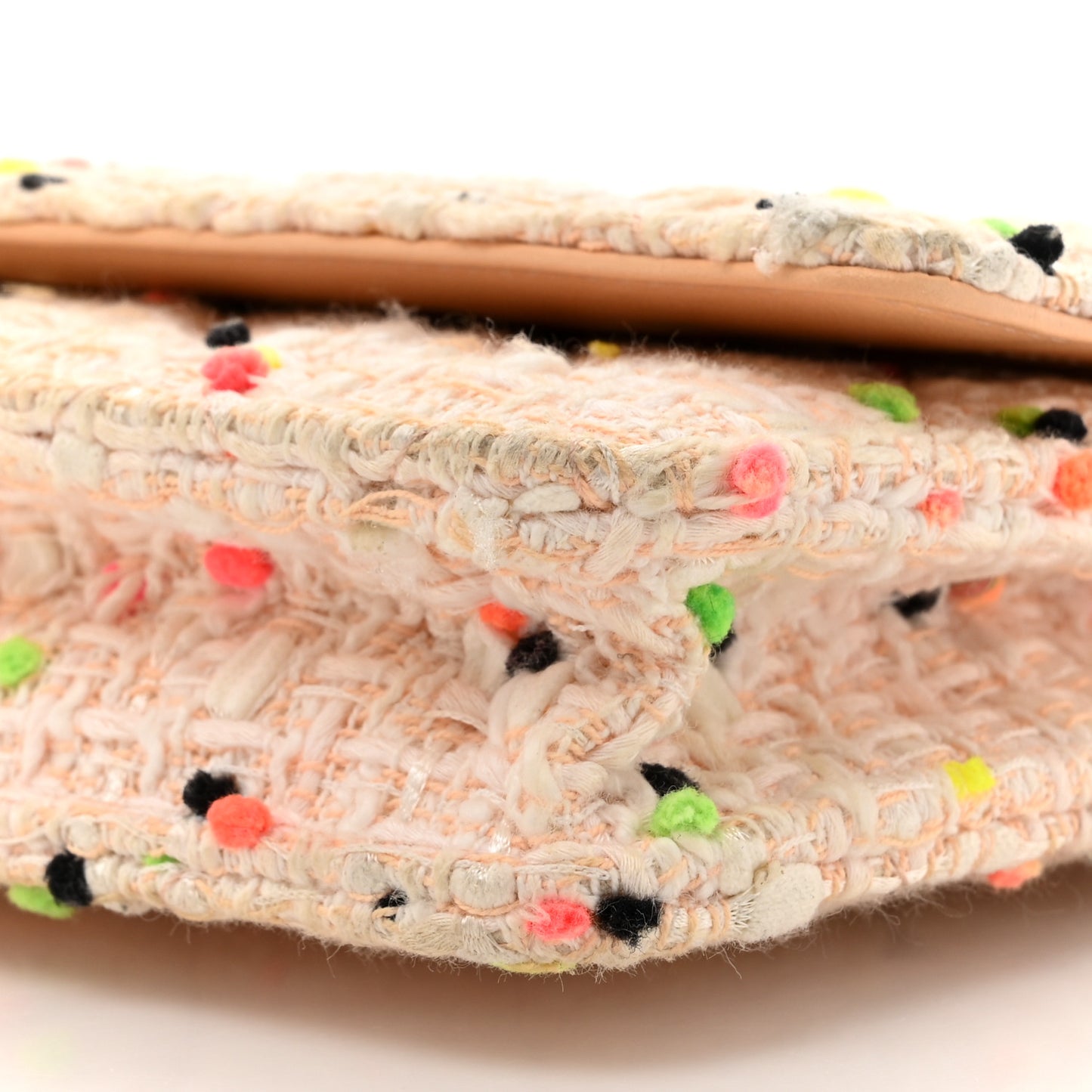 Candy Cotton Tweed & Beach Ball Wallet On Chain WOC Multicolor