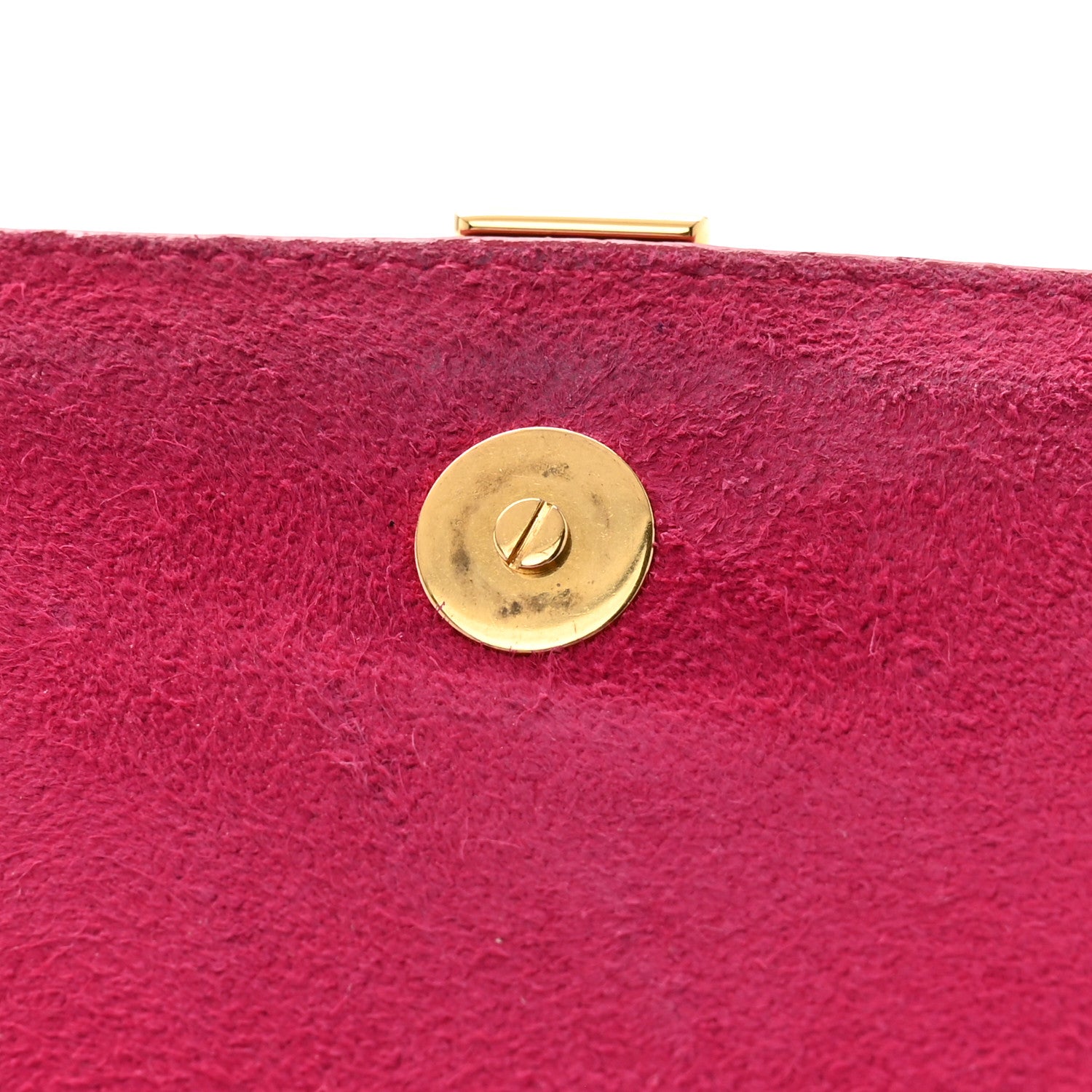 Saint Laurent Calfskin Mini Y Ligne Crossbody Pochette Bag Fuchsia 14 of 14