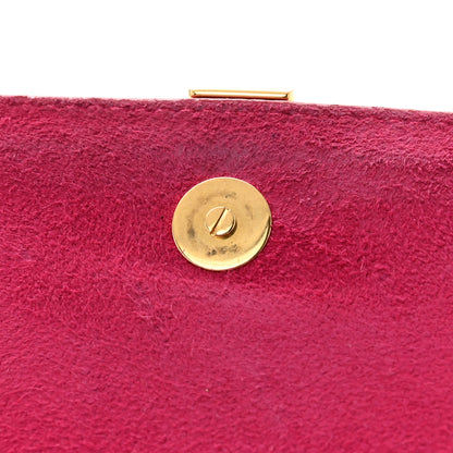 Saint Laurent Calfskin Mini Y Ligne Crossbody Pochette Bag Fuchsia 14 of 14