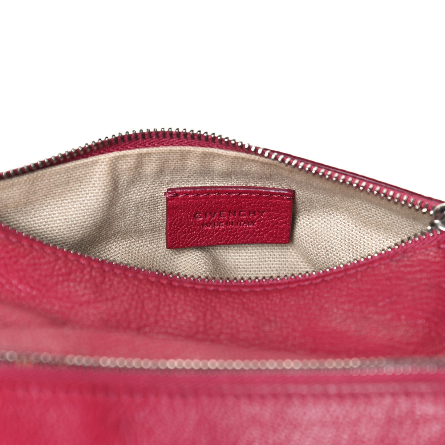 Sugar Goatskin Pandora Wristlet Raspberry