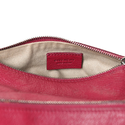 Givenchy Sugar Goatskin Pandora Wristlet Raspberry 5 of 9