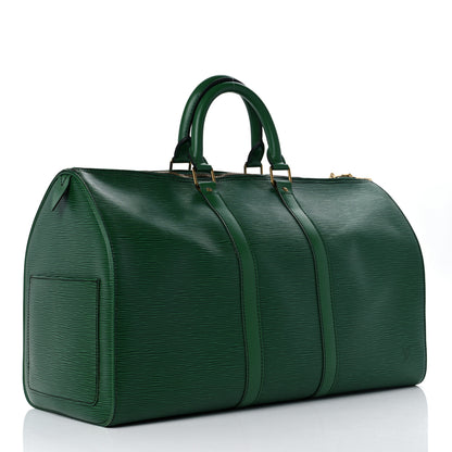 Louis Vuitton Epi Keepall 45 Borneo 3 of 15