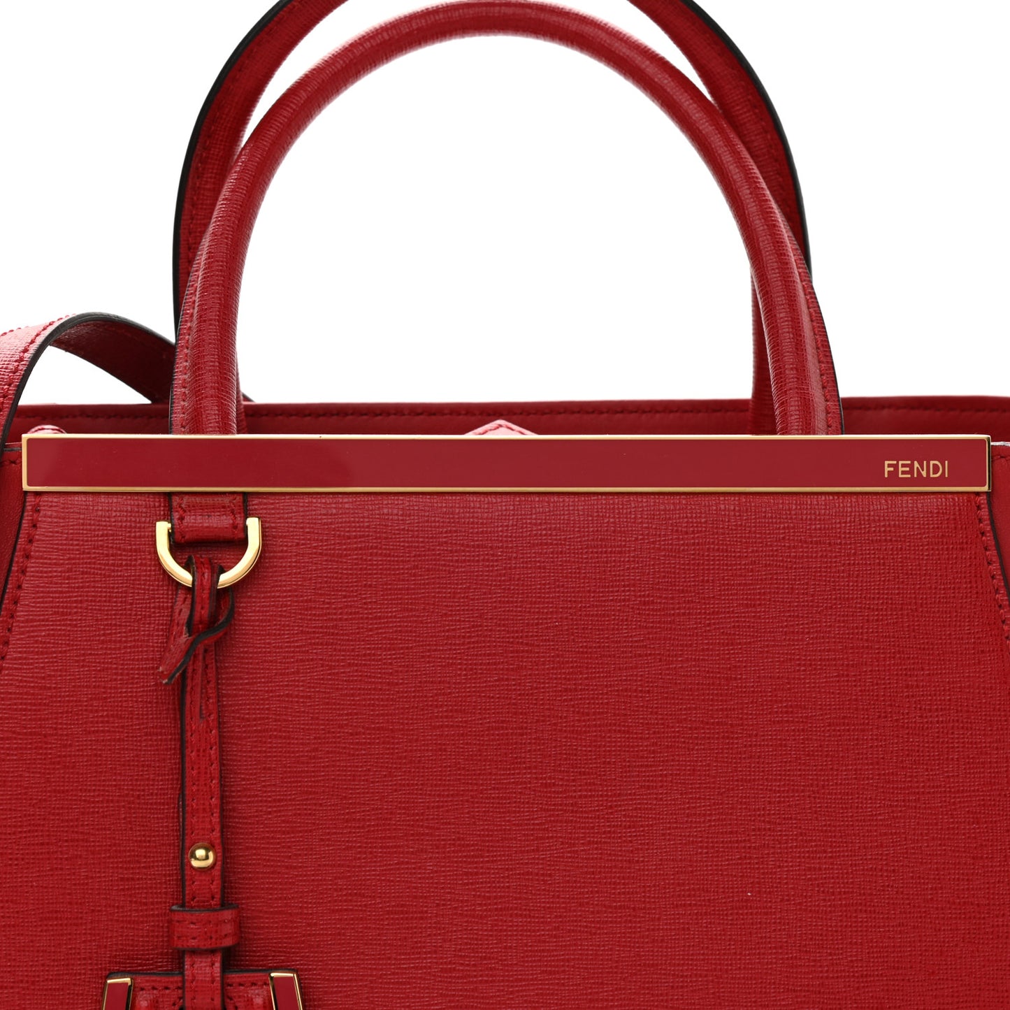 Vitello Elite Flamingo Petite 2Jours Tote Mattone