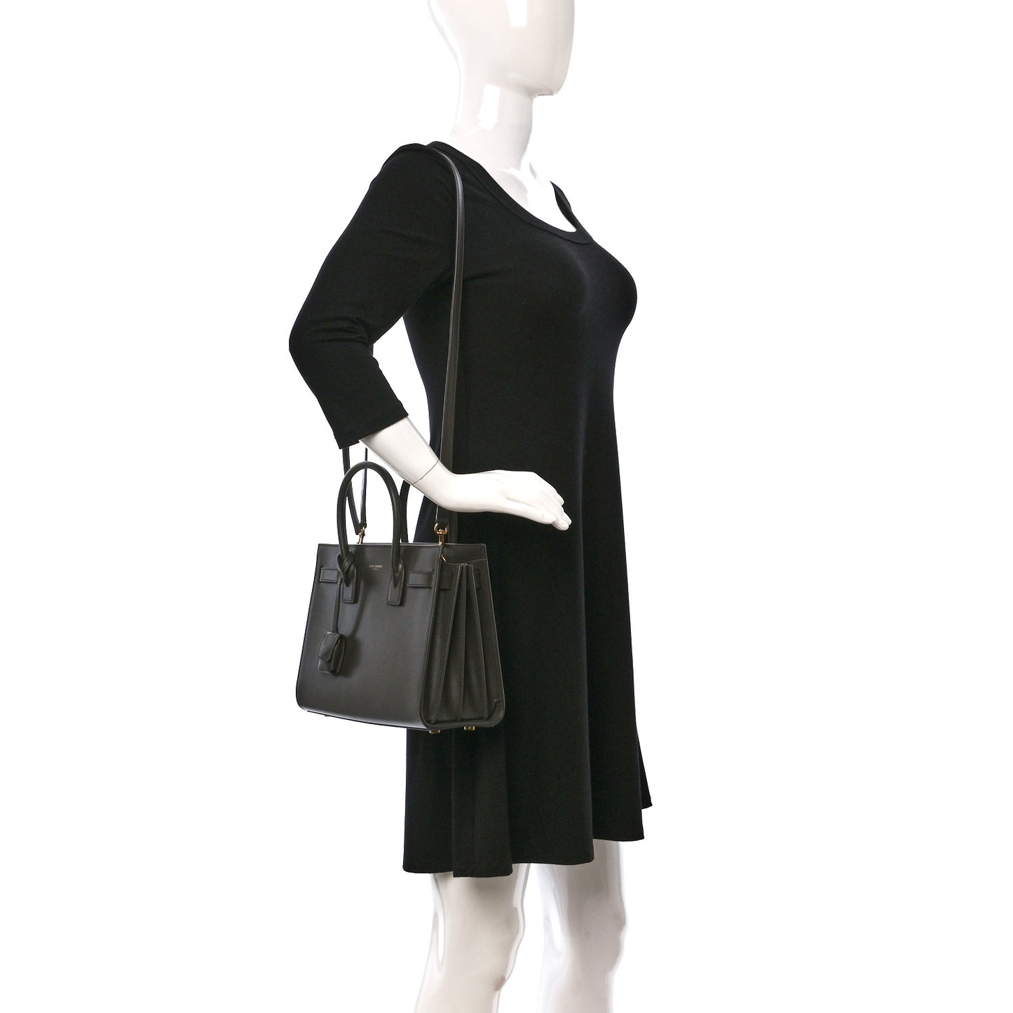 Calfskin Baby Sac de Jour Pebble