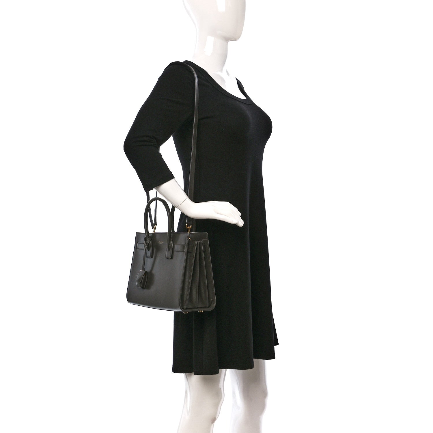 Saint Laurent Calfskin Baby Sac de Jour Pebble 2 of 9