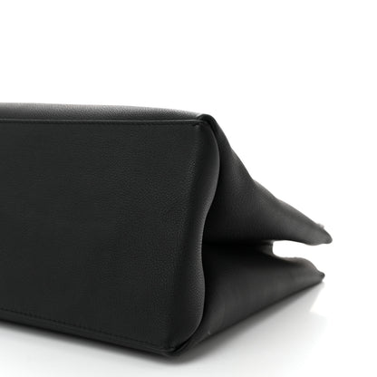 Louis Vuitton Grained Calfskin Lockme Shopper Black 9 of 10