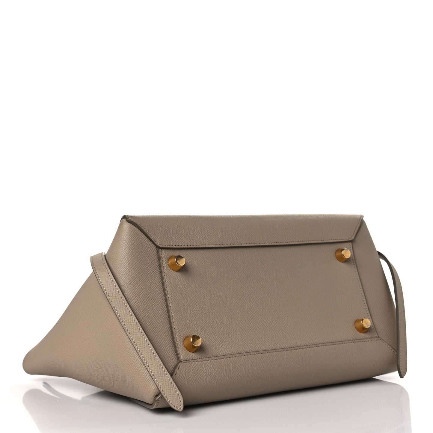 Grained Calfskin Mini Belt Bag Light Taupe