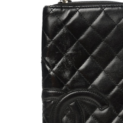 Chanel Calfskin Cambon Zip Around Organizer Wallet Black 16 of 16