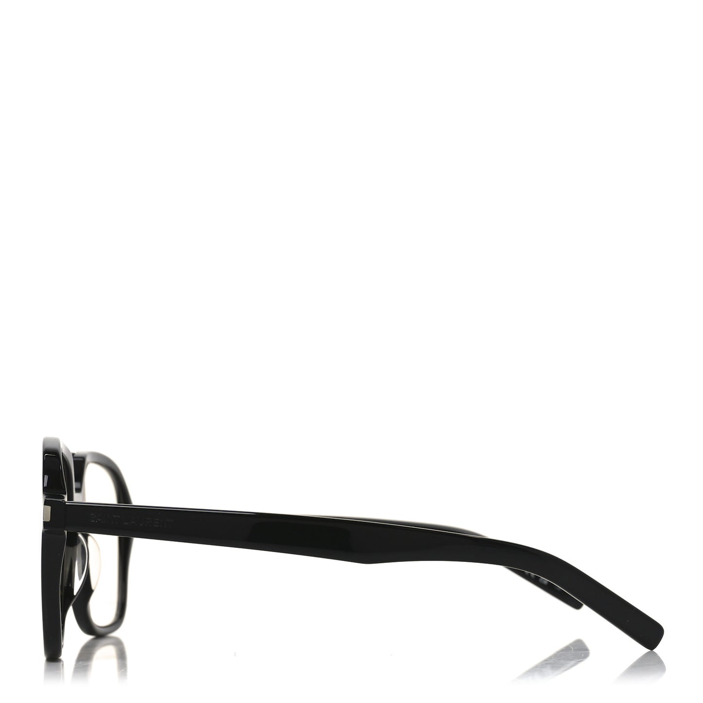 Acetate Geometric Aviator Sunglasses SL 545 Black