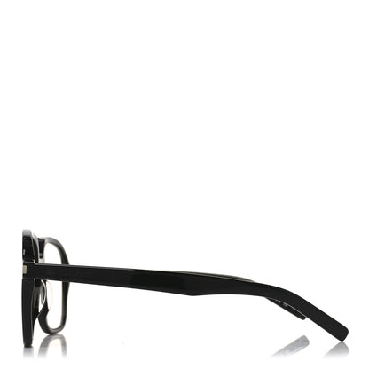 Saint Laurent Acetate Geometric Aviator Sunglasses SL 545 Black 3 of 8