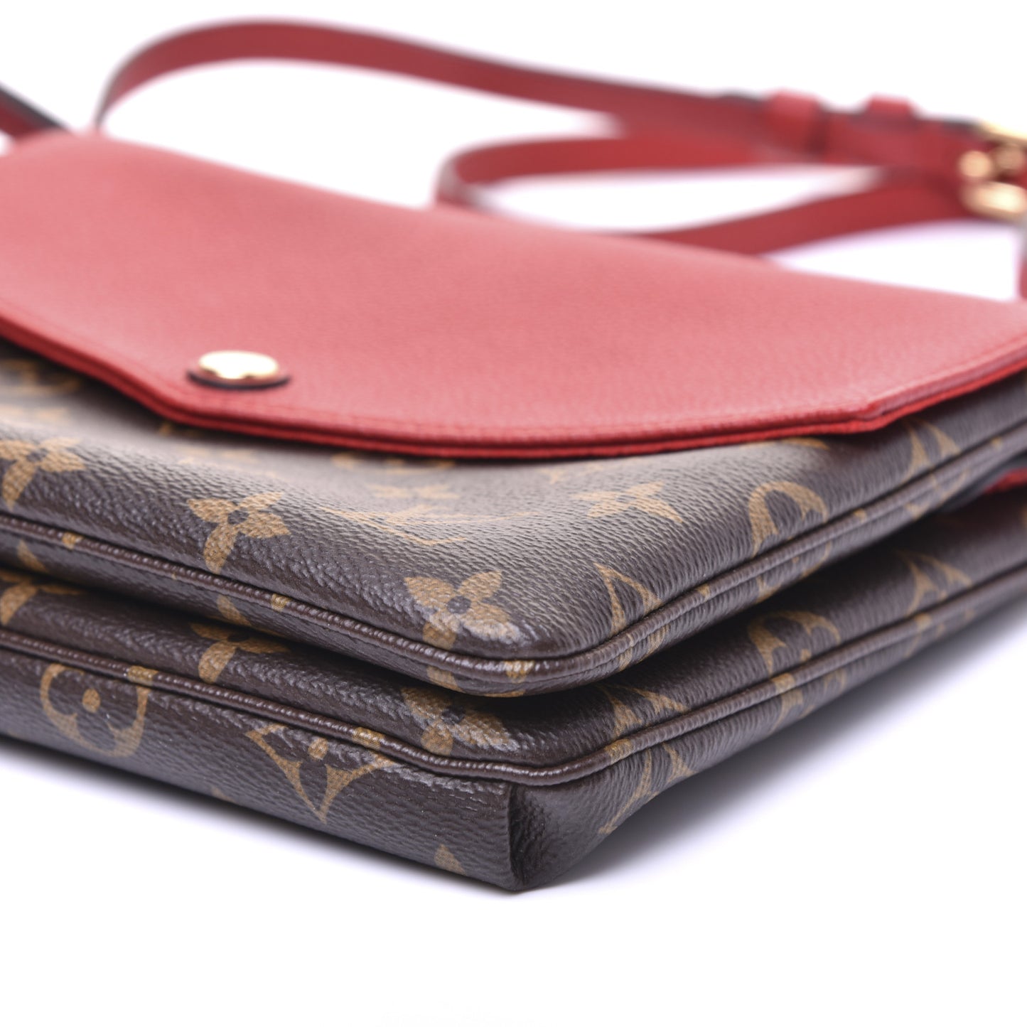 Monogram Twice Pochette Cherry