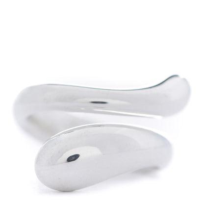 Tiffany Sterling Silver Elsa Peretti Teardrop Ring 47 4 1 of 5
