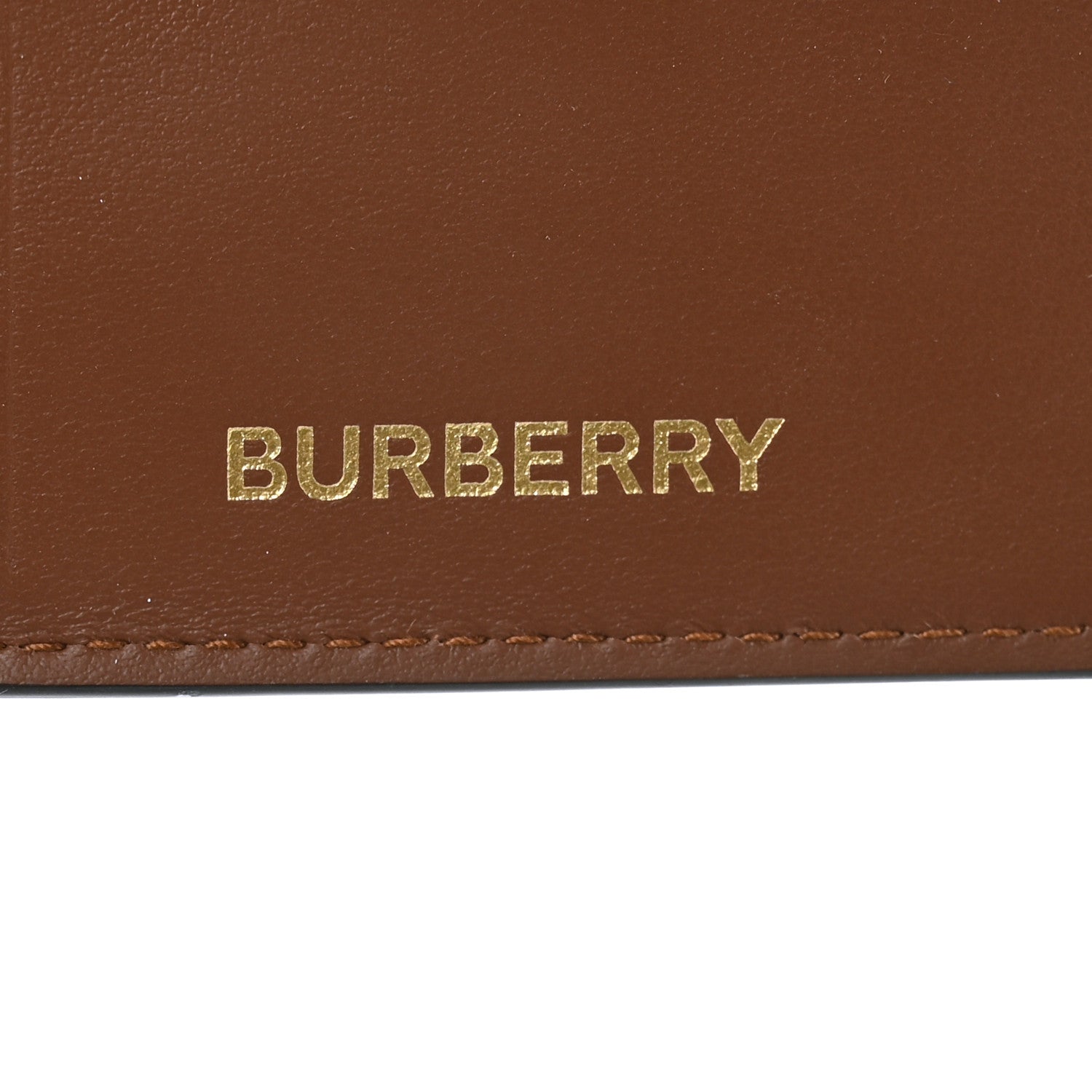 Burberry E-Canvas TB Print Folding Wallet Bridle Brown 8 of 8