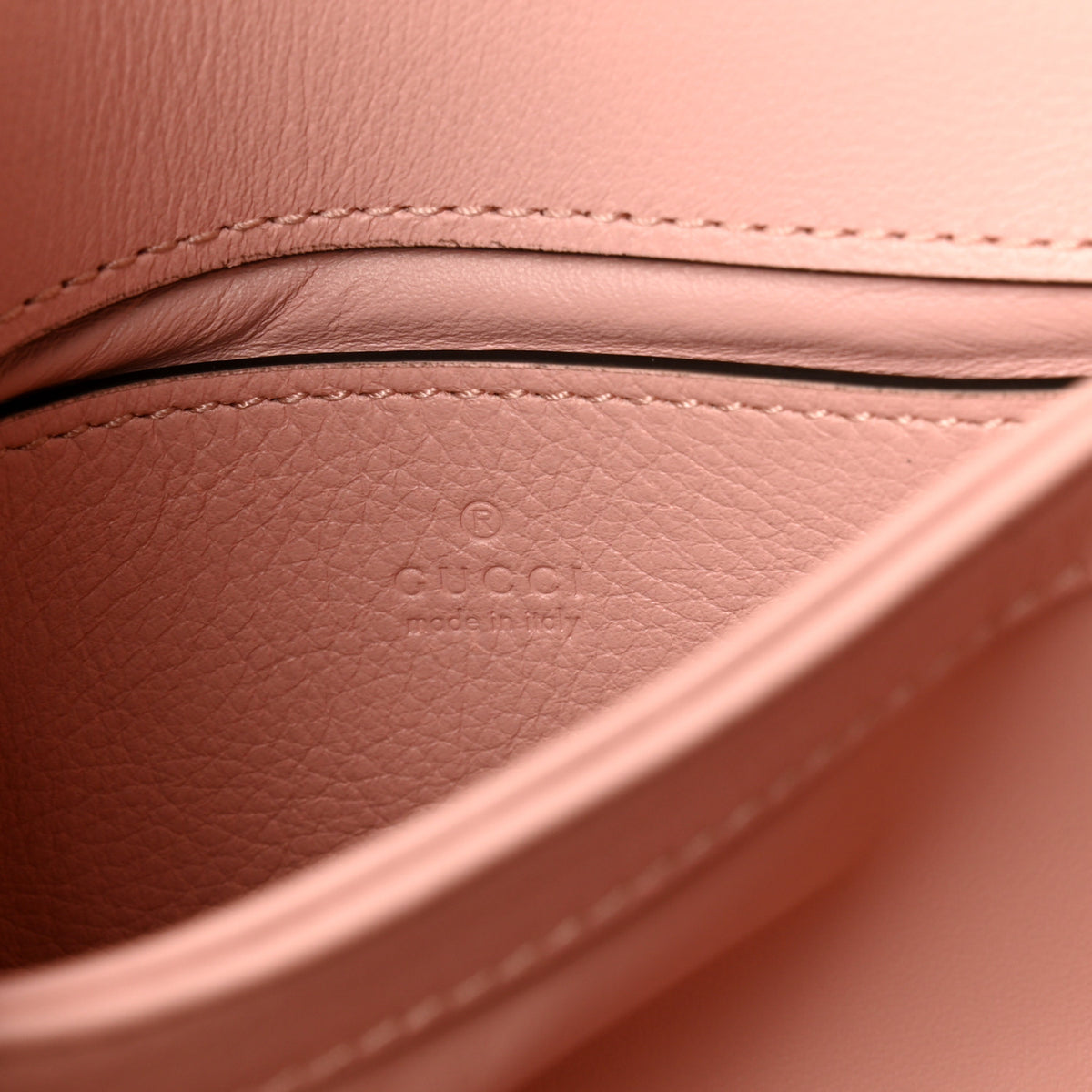 Gucci Roxy Calfskin Web Mini Blondie Shoulder Bag Powder Pink 6 of 10