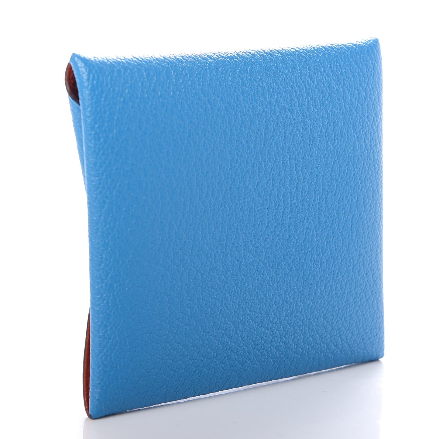 Chevre Mysore Bastia Verso Coin Purse Bleu Frida Cuivre