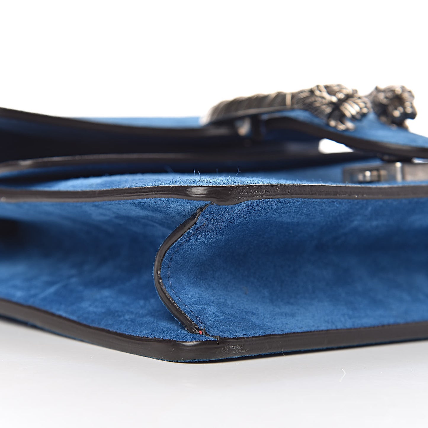 Suede Mini Dionysus Shoulder Bag Blue