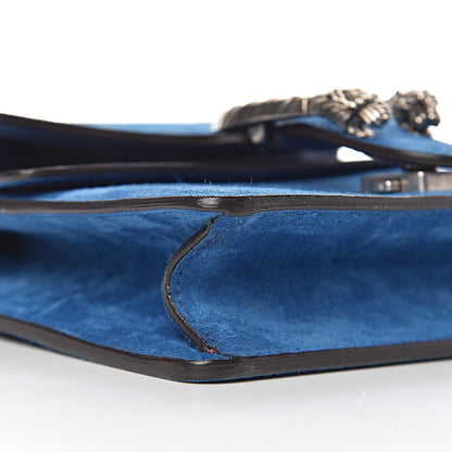 Gucci Suede Mini Dionysus Shoulder Bag Blue 11 of 12