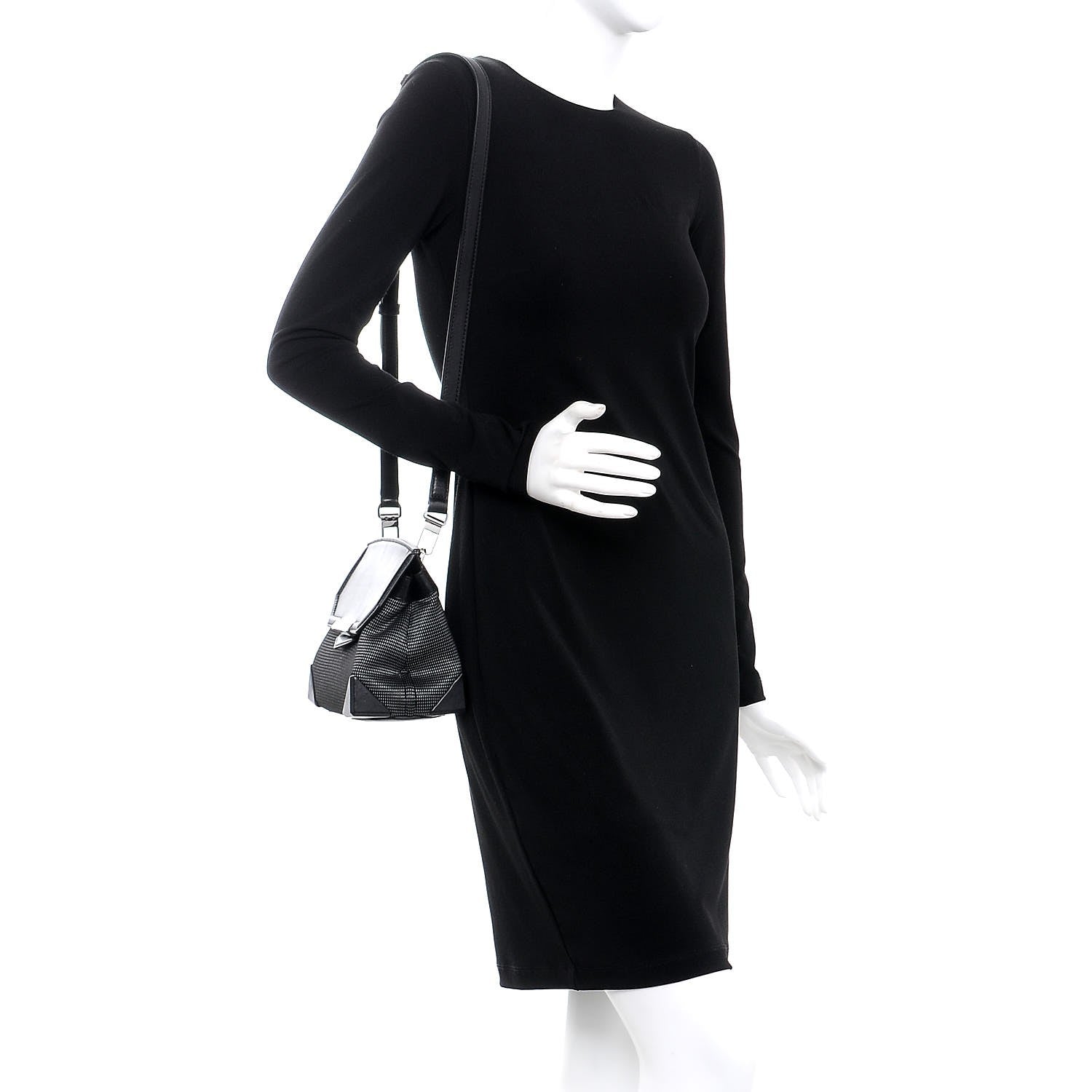 Alexander Wang Calfskin Neoprene Small Marion Tote Black 2 of 7