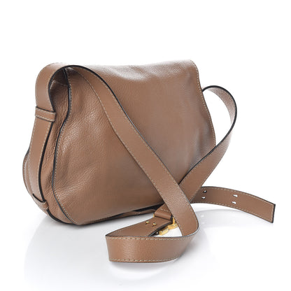 Chloe Calfskin Medium Marcie Round Crossbody Bag Nut 3 of 11