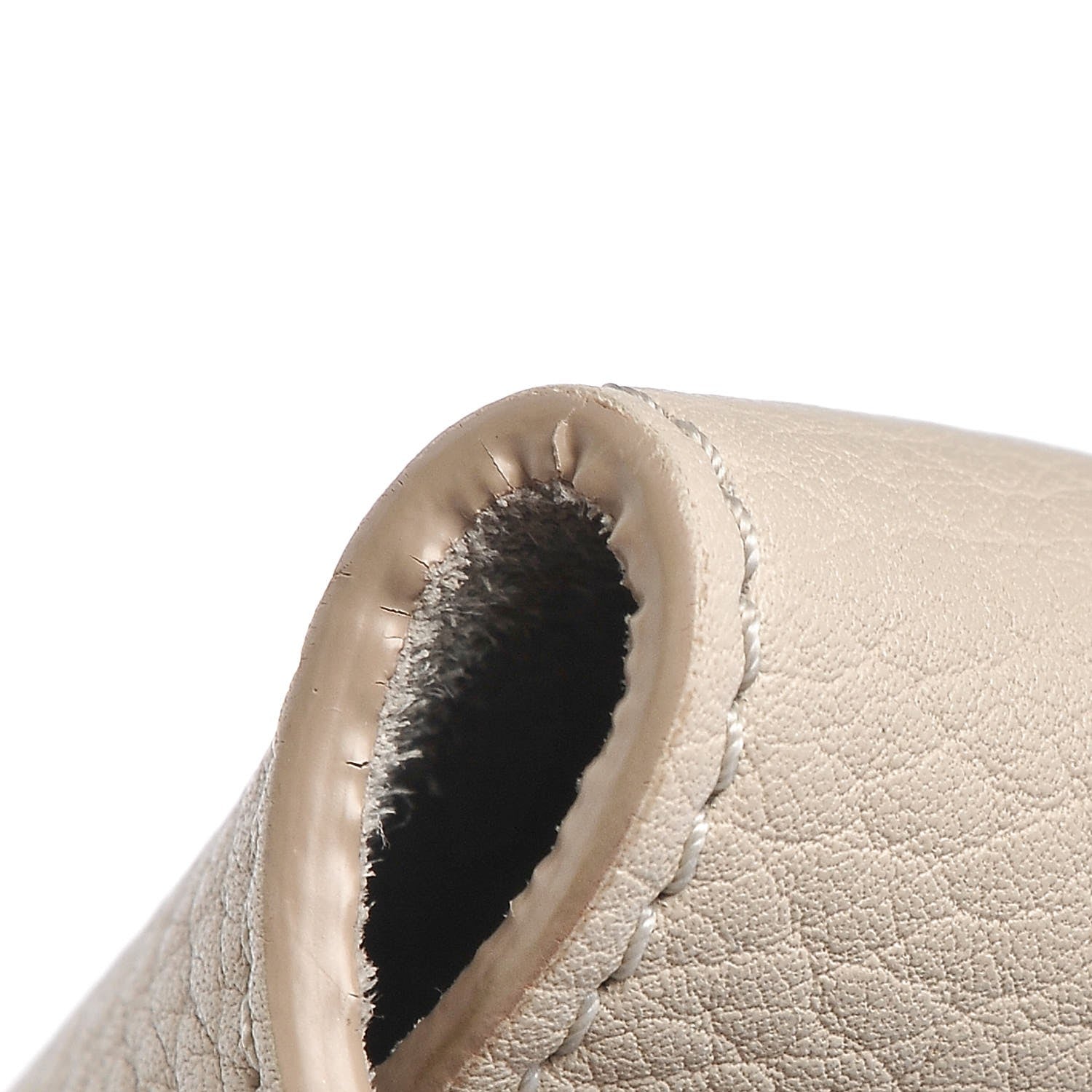 Celine Crisped Calfskin Mini Tie Knot Tote Chalk 9 of 13